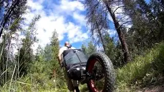 Monowalker Fatmate - a hiking trailer for hikers and adventurer