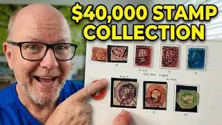 This $40,000 Rare Great Britain Stamp Collection is INSANE!