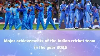Major achievements of the Indian cricket team in the year 2025 #cricket #fyp #strangerthings 