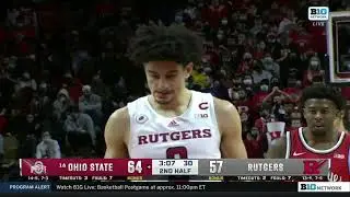 Geo Baker Comes Up CLUTCH Late vs Ohio State in the Rutgers upset | 02-09-22