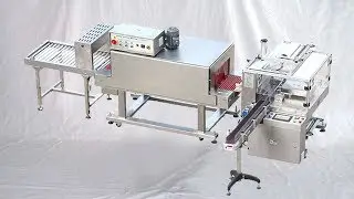 automatic toothpaste boxes arranging sealing shrinking packaging line m&aacute;quinas de pasta dientes