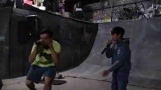 INDIO LLANCAO en vivo tokata TERRITORIO INDOMITO barrio branklin en LA CUEVA DEL HIPHOP santiago
