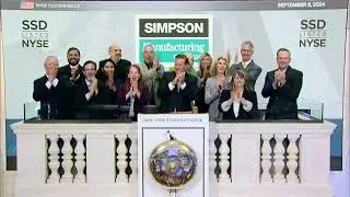 Simpson Manufacturing Co., Inc. (NYSE: SSD) Rings The Closing Bell&reg;