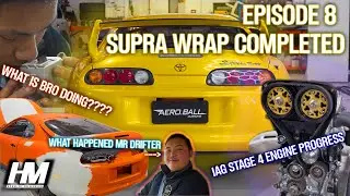 HOUSE OF MILLENNIUM, ЭПИЗОД 8 | ЖЕЛТАЯ ОБЕРТКА SUPRA✅, ЖЕЛТЫЕ ФАРЫ ❌, ПРОГРЕСС ДВИГАТЕЛЯ IAG STAGE 4