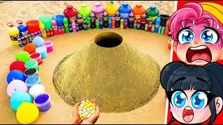 9,978,547 REFRESCOS vs un VOLCAN GIGANTE! (Reacción)