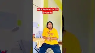 RRB Railway Reforms in 75 Seconds || Life of a Railway Aspirant in 2025 #shorts #rrb #sarkarinaukri