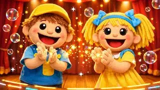 &ldquo;🎉 Clap, Stomp & Spin! | Magical Dancing Puppets for Kids 🌈 | Fun Learning Song&rdquo;