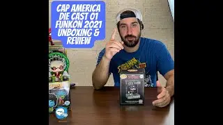 Funko Pop Cap America Die Cast 01 Funkon 2021 Unboxing & Review