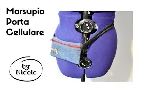 Come fare un Marsupio Porta Cellulare|Cucire una borsetta by Mino Nicole