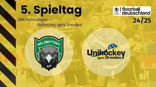 DJK Holzb&uuml;ttgen vs. Unihockey Igels Dresden | 5. Spieltag - 1. Floorball-BL Herren 24/25
