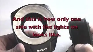 Macro LED Ring Flash Continuous Ring Shaped Light for Macro Photography