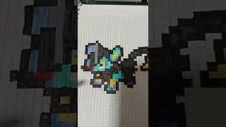 Luxio #pixelart #pokemon #art #luxio