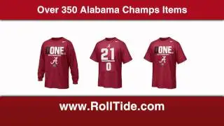 Alabama Crimson Tide BCS Champs Apparel - T-Shirts, Hats, Jerseys