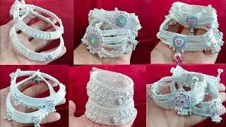 fancy silver Payal design with price 2026जबरदस्त Bridal silver anklets design, payal design silver