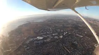 Evening flight over to Modesto (KMOD) from Palo Alto (KPAO)