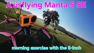 FPV Drone Flight - Axisflying Manta 5 SE - Dji Action 4 - Freestyle and something so wild #sendit