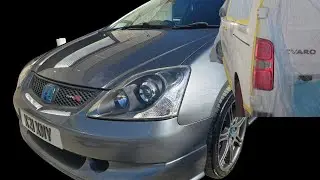 CUSTOMER CAR DAY - MAKING THE CIVIC TYPE R EP3 SHINE AND VIVARO PAINT