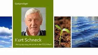 Seligpreisung Jesu I FCG Villach I Kurt Schneck