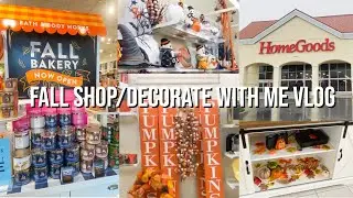 FALL SHOP + DECORATE WITH ME VLOG | Clean, shop, & decorate