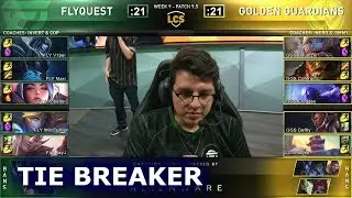 FLY vs GGS - Tie Breaker | S9 LCS Spring 2019 Week 9 Day 2 | FlyQuest vs Golden Guardians W9D2