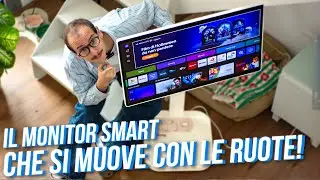 Un MONITOR 4K SMART su RUOTE (e che sembra una TV) : Ecco l'LG SWING!