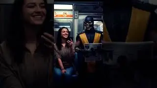MK subway story - Мортал Комбат в метро &mdash; реакция пассажиров 🚇 #nostalgia #DreamScreenAI