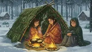 तीन अनाथ भाई बहन पर ठंड का कहर | Siblings And winter | Cartoon Story | Moral Story | Hindi Story 