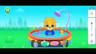 How to bath Lucas the lion My friend