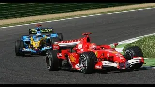 Michael Schumacher vs Fernando Alonso - Imola 2006