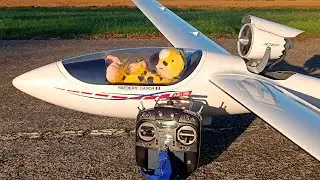 RC GLIDER like a JET - ASH26 Flight Composite - Jetec E100 12S