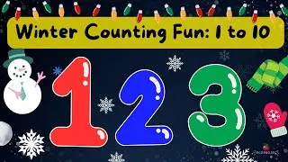 Winter Counting Fun: Numbers 1 to 10 Song for Kids | BooBooABC | #countingsong #kidssongs