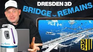 3D scan of the collapsed Carola Bridge in Dresden