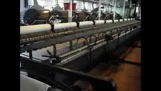 Spinning mule in action