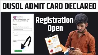 DU SOL OBE Admit Card Released | Registration Open Now 🤗 | Step by step Registration process.