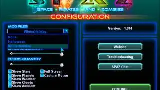 space pirates and zombies configuration gameplay
