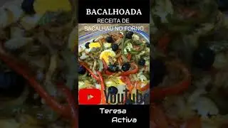 BACALHOADA | RECEITA DE BACALHAU NO FORNO #shorts