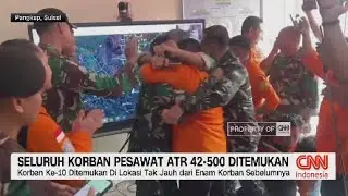 Seluruh Korban Pesawat ATR 42-500 Ditemukan