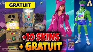 10 Nouveaux Skins + South Park + GRATUITS Fortnite