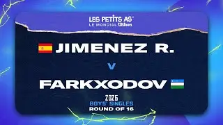 Les Petits As 2026 | Boys Singles Round of 16 | Pablo JIMENEZ ROMAN vs. Saidaslam FARKXODOV