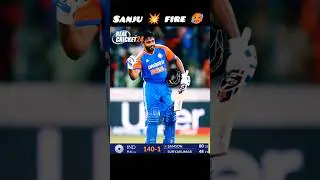 Sanju 💥 Fire 🥵 | #cricket #sanjusamson  #rc24gameplay #gameplay #shorts #gamingshorts  #t20worldcup