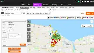 The ability to filter by proximity to create service zones.