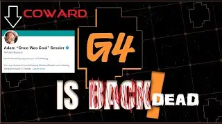 Adam Sessler BLOCKED ME ON TWITTER! My Thoughts on the G4 Meltdown