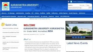 Kurukshetra University BA LLB 1st Merit List 2021