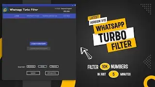 how to filter whatsapp number | bulk whatsapp number filter  | whatsapp turbo filter