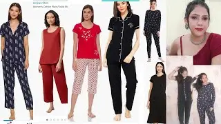 Amazon night suits haul under 500/Try on haul/Amazon prime day sale