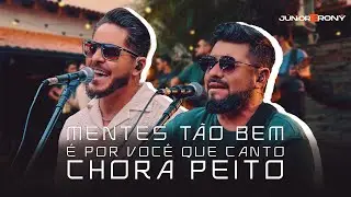 Júnior e Rony- mentes tão bem- é por você que canto - chora peito   ( cover)