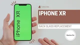 iPhone XR Back Glass/Part Replacement/Fix/Repair/Change 