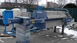 Used Filter Press; JWI; 15 cu. ft.  Item #: FP0903