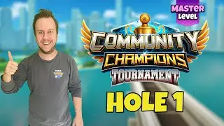 QR-код лунки 1, EAGLE - Чемпионы сообщества, *Руководство по Golf Clash*