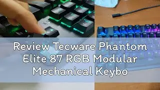 Review Tecware Phantom Elite 87 RGB Modular Mechanical Keyboard (13 Switch Options)